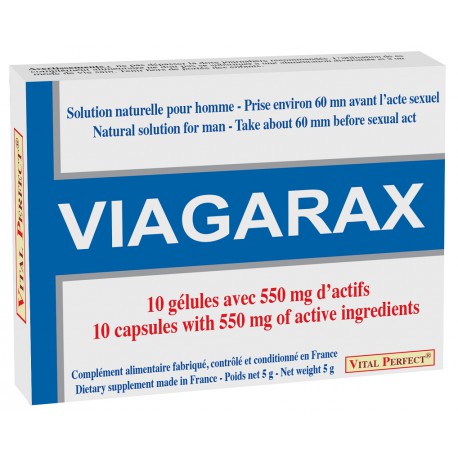Viagarax gélules aphrodisiaques hommes pour puissance et virilité par Vital Perfect