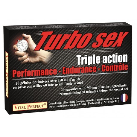 Turbo Sex stimulant aphrodisiaque pour hommes en gélules par Vital Perfect