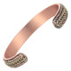Bracelet magnétique en cuivre - tresse