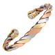 Bracelet magnétique en cuivre - rose doré