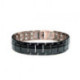 Bracelet magnétique cuivre homme Zeus - revêtement noir
