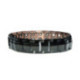 Bracelet magnétique cuivre homme Zeus - revêtement noir