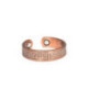 Bague cuivre magnétique Maïa - 2 aimants néodyme