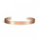 Bracelet cuivre brossé Maât magnétique - 6 aimants néodyme