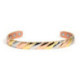 Bracelet magnétique cuivre jonc Héra - 6 aimants