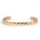 Bracelet magnétique cuivre jonc Héra - 6 aimants