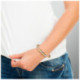 Bracelet magnétique cuivre jonc Héra - 6 aimants