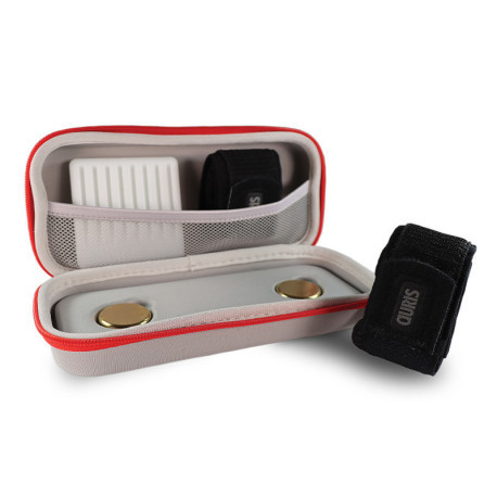 Set de 2 aimants néodyme 32 mm avec bandeaux à poches - 12 200 Gauss