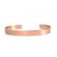 Bracelet magnétique cuivre lisse mat - 8 aimants, homme et femme