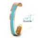 Bracelet jonc magnétique cuivre coloré - 6 coloris, 3 tailles