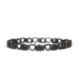 Bracelet magnétique cœur en acier inoxydable - 10 aimants