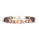 Bracelet magnétique cuivre Love - 10 aimants, 19 cm
