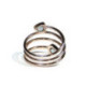 Bague magnétique cuivre Serpentine cœur - taille réglable