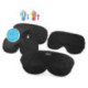 Masque magnétique gel chaud-froid - 3 aimants, 2 poches gel