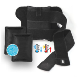 Bandoflex magnétique gel chaud-froid - 4 aimants, 2 poches gel