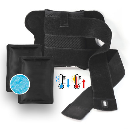 Bandoflex magnétique gel chaud-froid - 4 aimants, 2 poches gel