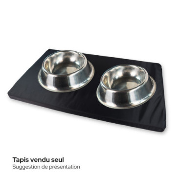 Tapis d'alimentation magnétique chien et chat - 8 aimants